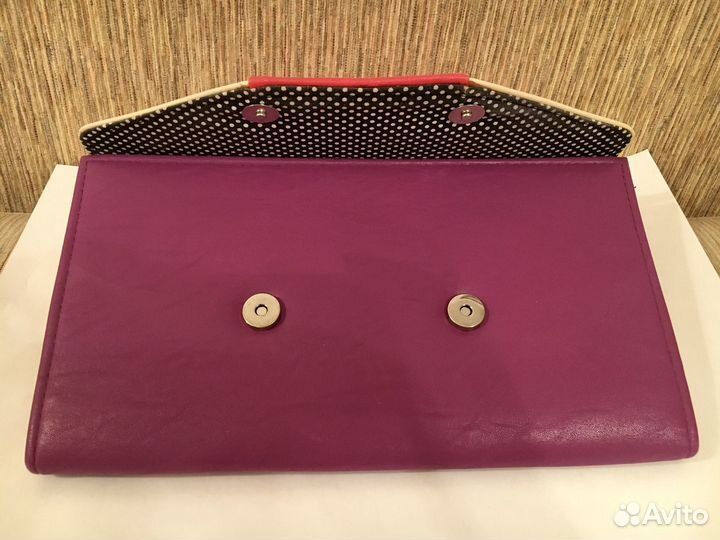 Клатч фиолетовый Next, клатч под змею Co.&Beauty