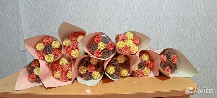 Букет из шоколадных роз