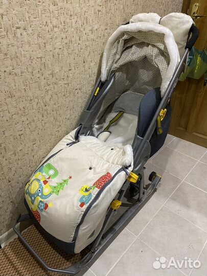 Коляска санки