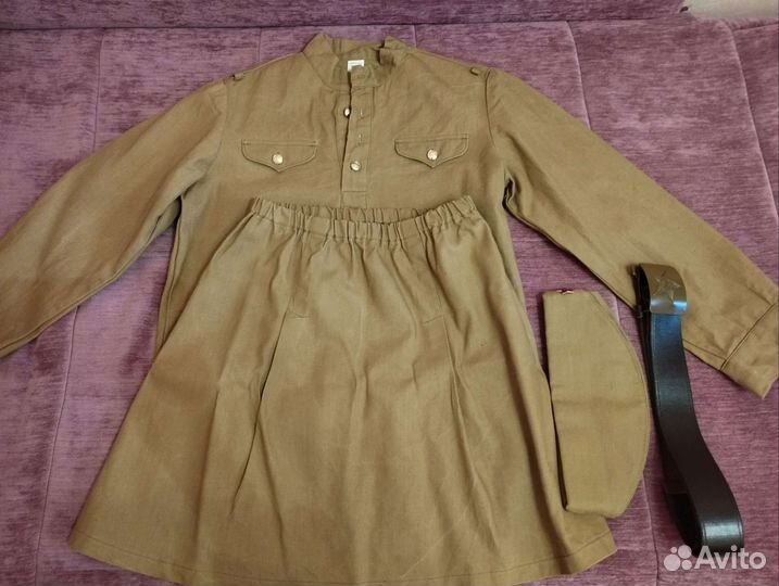 Комплект военной формы на девочку