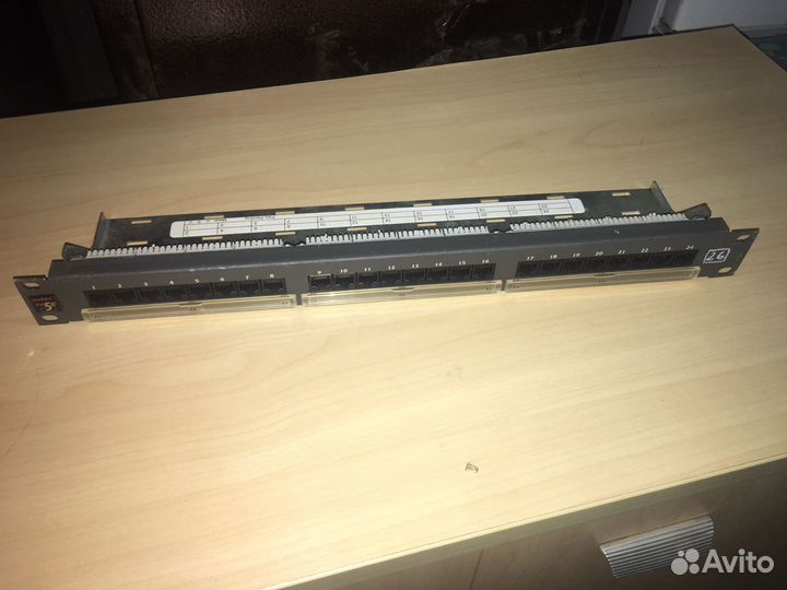 Патч-панель 24 порта Molex Cat.5e, 1U