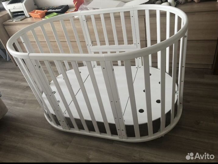 Детская кровать для новорожденных круглая