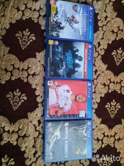 Диски на sony playstation 4 ps4