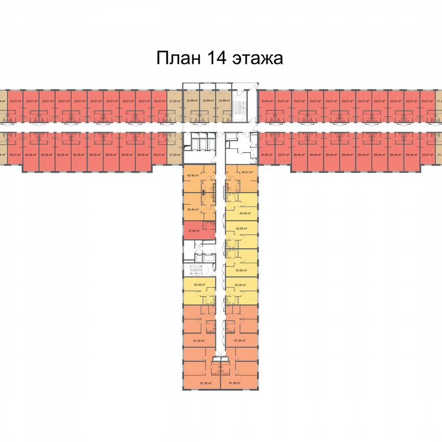 3-к. апартаменты, 67,4 м², 16/24 эт.