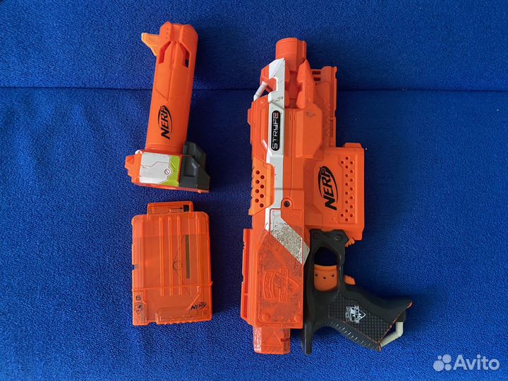 Бластер Nerf Stryfe + дуло Modulus