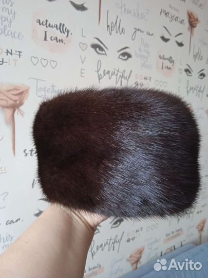 Шапка норковая женская