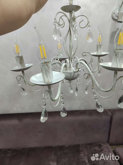 Люстра потолочная бу