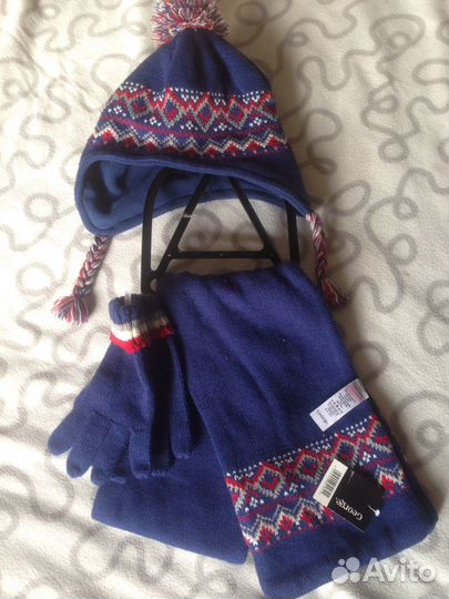 Шарф шапка перчатки George 4-8 лет