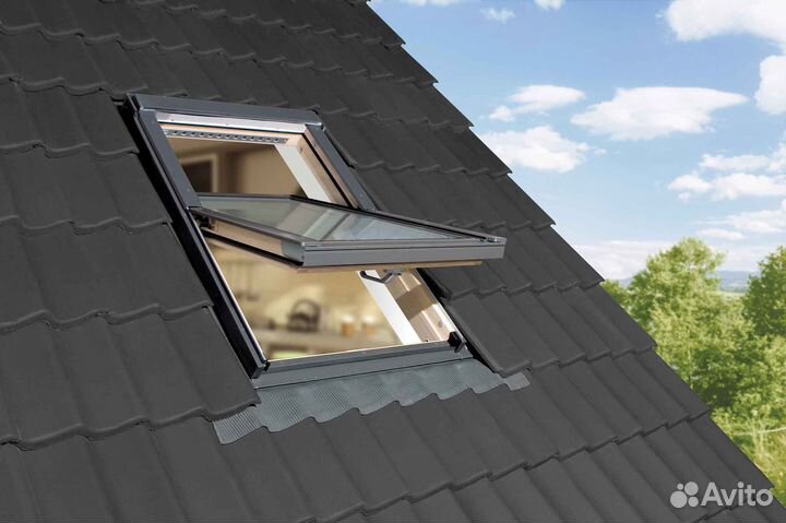 Мансардные окна Velux с монтажом