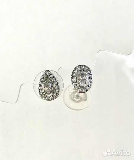 Серьги Swarovski Оригинал Пусет Кафф Клипса