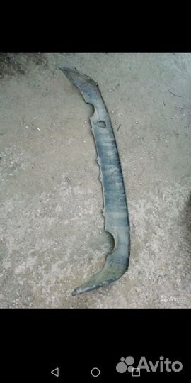 Губа юбка заднего бампера лексус ES