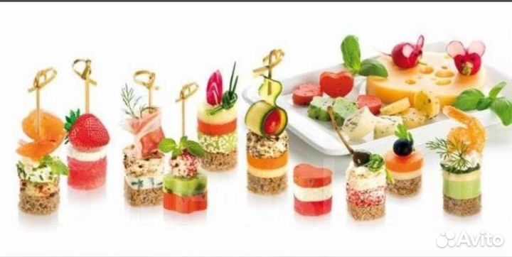 Набор для приготовления канапе. Новый