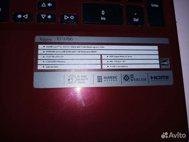 Ноутбук acer aspire e1-570g