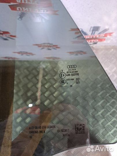 Стекло двери заднее левое Audi Q8 tfsi 2020