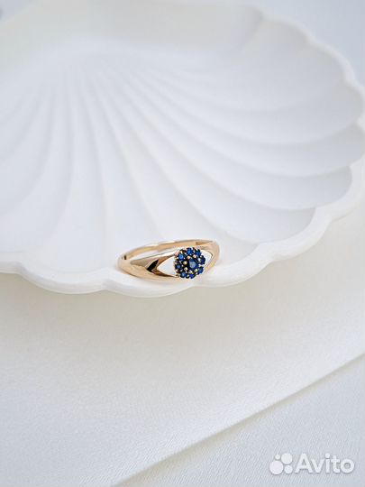 Золотое кольцо 17/ 1,31г/ 585