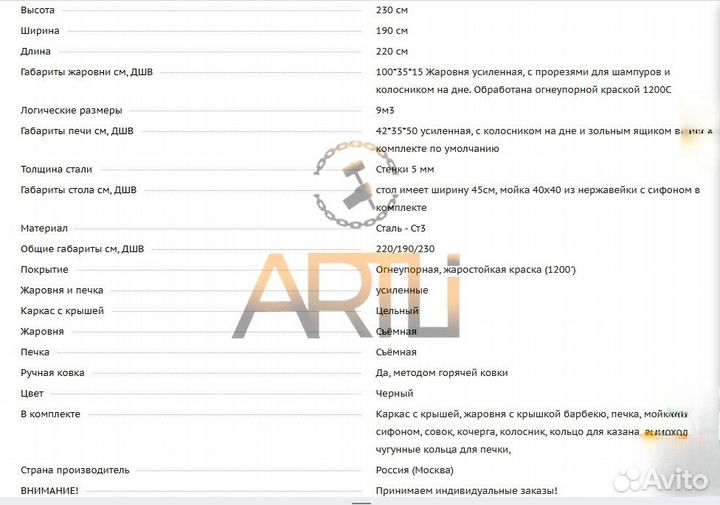 Мангал с крышей / Рассрочка от Производителя