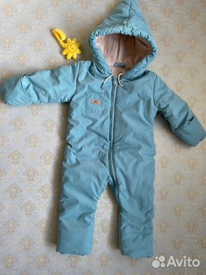 Комбинезон Утепленный Babybloom Голубой