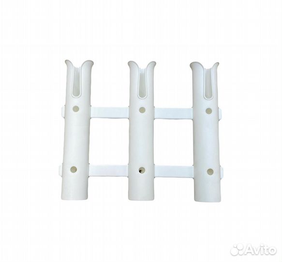 Подставка под удочку 3 стакана, белая