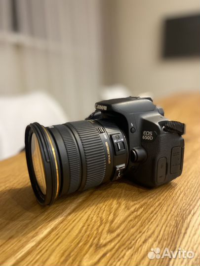 Зеркальный фотоаппарат canon 650d+ sigma 17-50 2.8