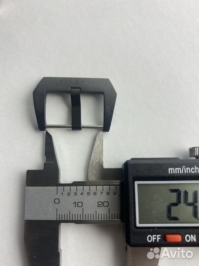 Черная пряжка для часов panerai 24mm