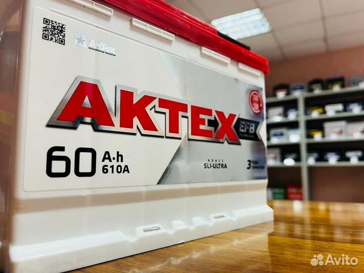 Аккумулятор 60 Ач EFB Актех на Kia Hyundai Renault