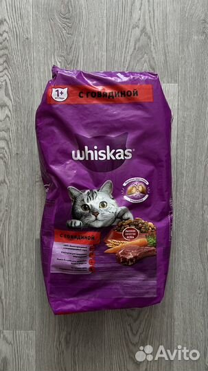 Сухой корм для кошек whiskas вискас 5 кг