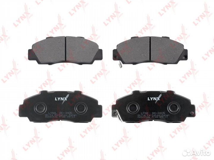 Колодки тормозные передние honda Accord 02/Integra 98 / HR-V 98 / CR-V 02/Prelude 00/Legend 91