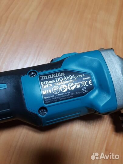 Аккумуляторная ушм Makita DGA504Z