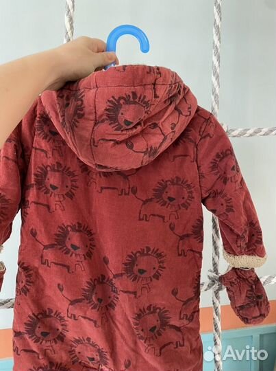 Демисезонный комбинезон next 9-12 мес