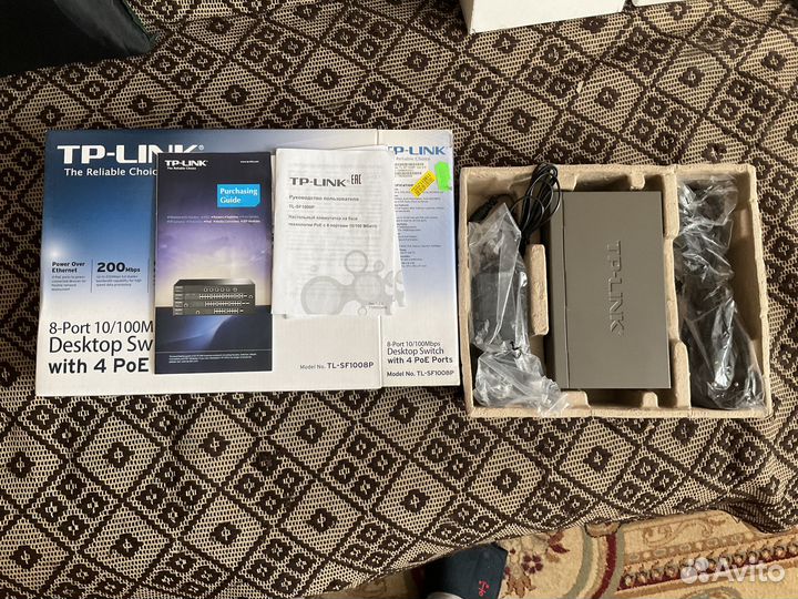 Коммутатор TL-SF1008P с PoE