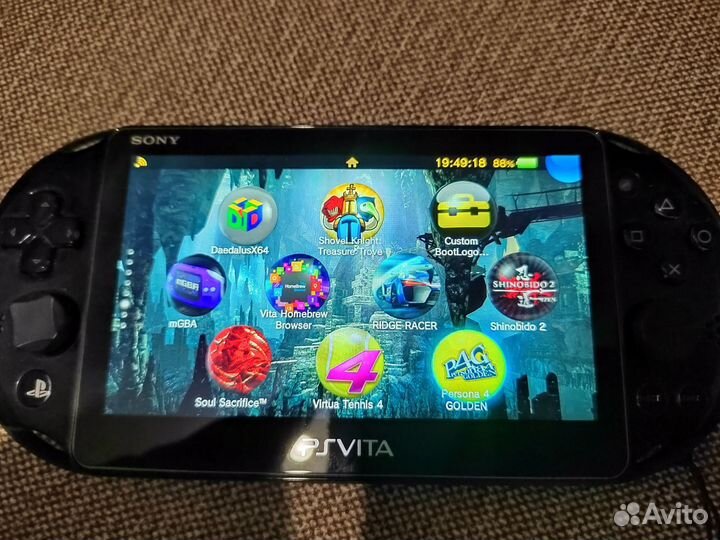 Sony ps Vita Slim 128gb +32gb прошитая