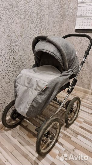 Коляска 2 в 1 универсальная Verdi серая