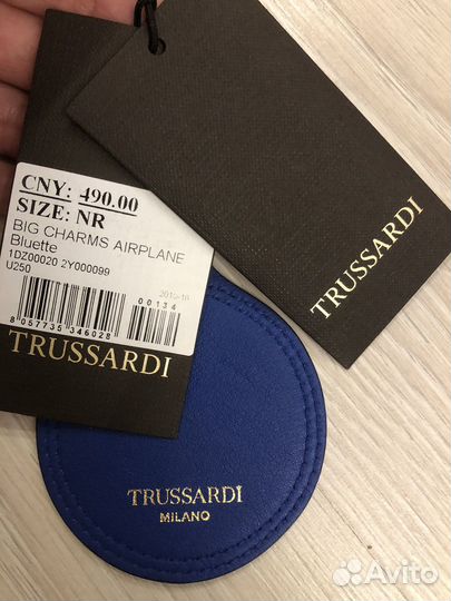 Бирка для чемодана trussardi новая