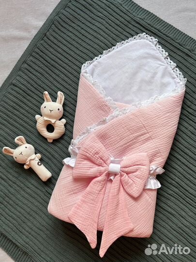 Конверт на выписку летний муслиновый