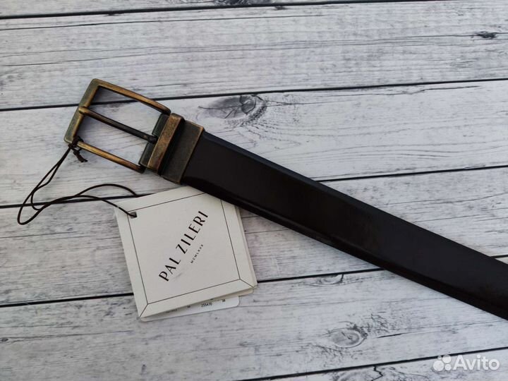 Pal Zileri новый мужской кожаный ремень 34 Италия
