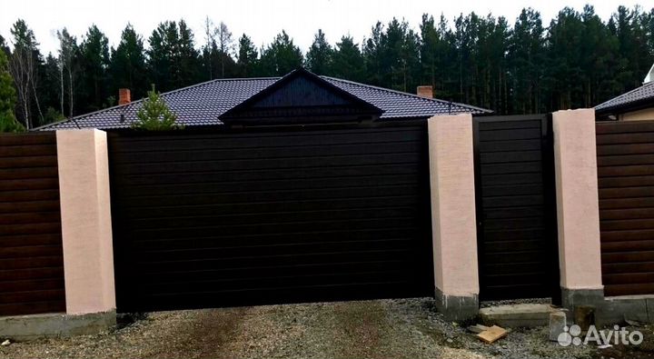 Ворота откатные прочные