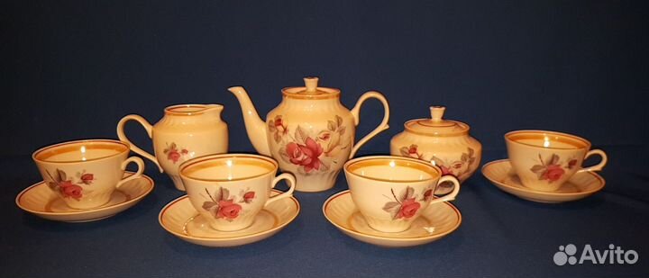 Чайный сервиз Розы. Дулево