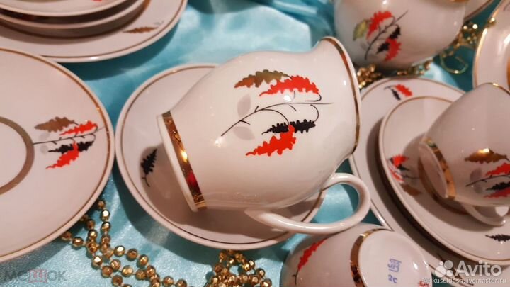 Старинный Кофейный сервиз СССР 60-е