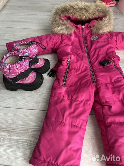 Зимний комбинезон для девочки