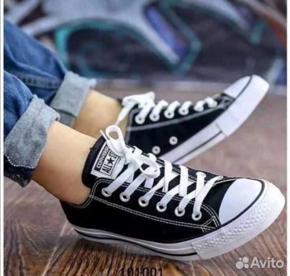 Кеды мужские летние Converse Black