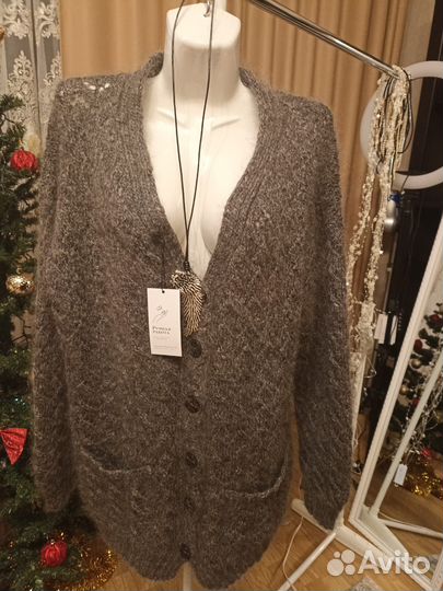 Кофта жен из натурального козьего пуха р 52-54