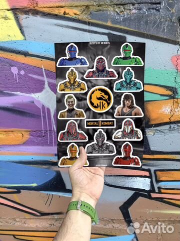 Стикеры/Наклейки Мортал Комбат/Mortal Kombat Iron