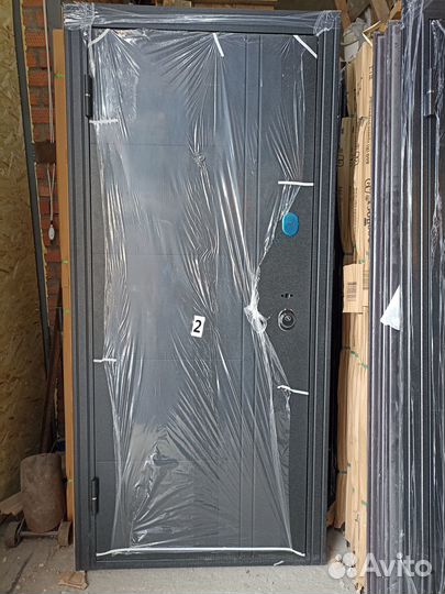 Дверь входная железная 86см левая