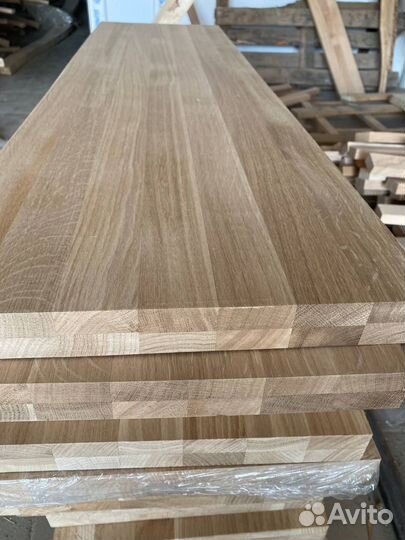 Ступень Дуб цельноламельный 40*300*1000