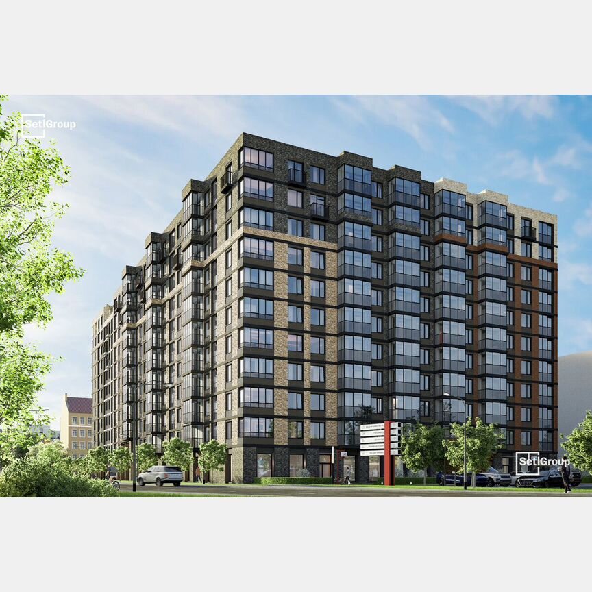 Квартира-студия, 24,4 м², 6/11 эт.