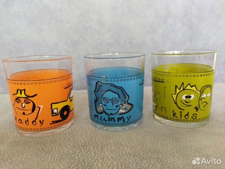 Стаканы мама папа дети