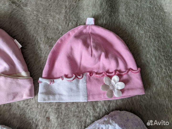 Шапки на 2-4 года (48-50) на весну-лето