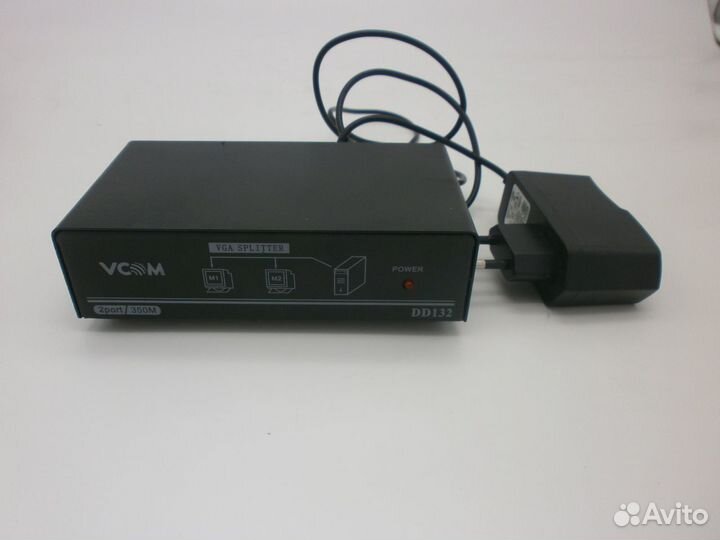 Сплиттер (разветвитель) vcom DD132 с одного пк на