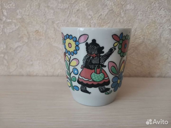 Кружечка фарфоровая Три медведя. Чудово