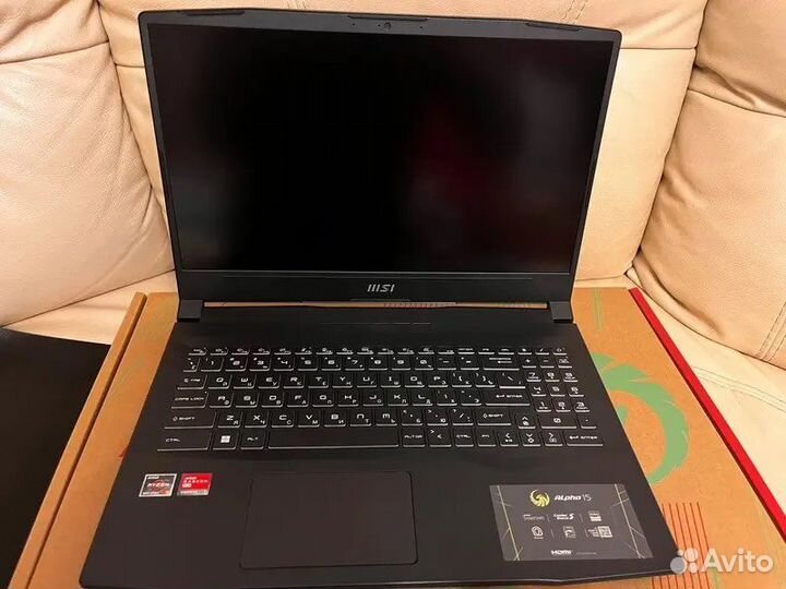 Игровой ноутбук MSI Alpha 15